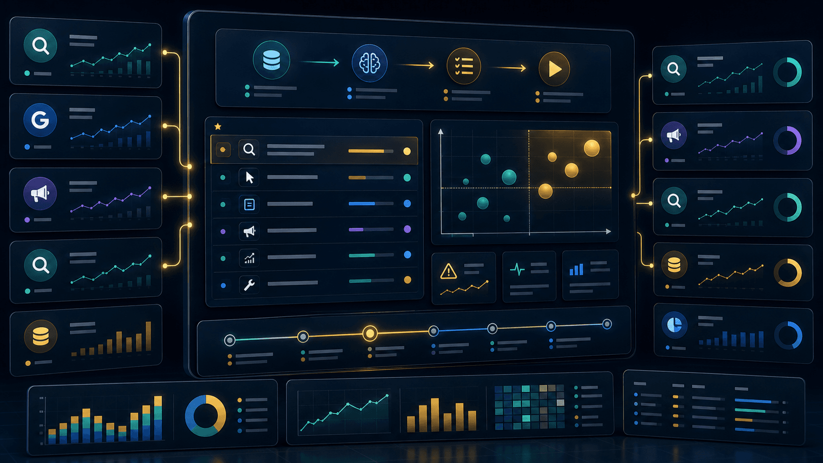 decisiones marketing basadas en datos en un dashboard operativo